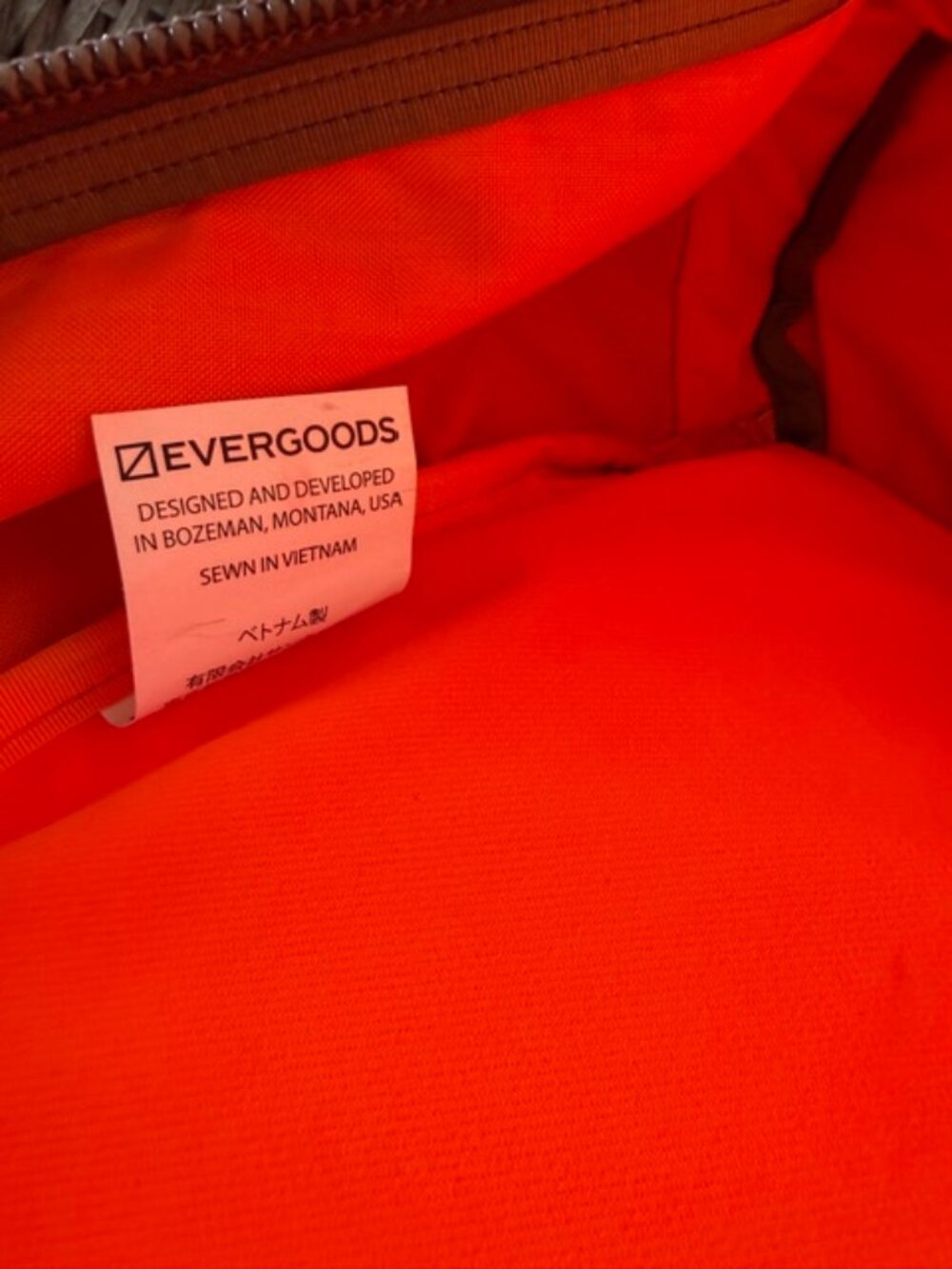 Evergoods Waxed Canvas & Leather Bookbag Backpack - Picture 10 of 10